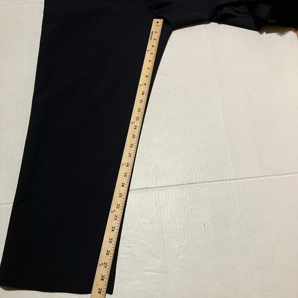Flexslax Men 40 X 29 Straight Leg Perma-Prest Regular Fit Pants‎ Navy